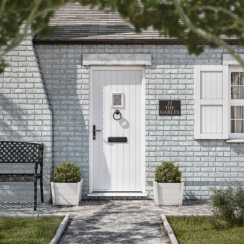 Cottage White Door