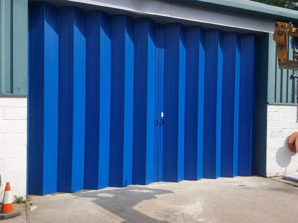 Industrial folding shutters Birmingham Industrial & Garage Doors BGID