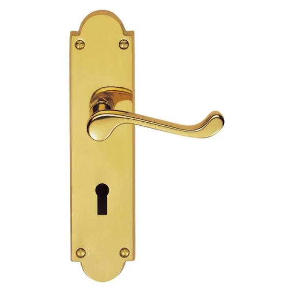 Victorian Brass Door Handle